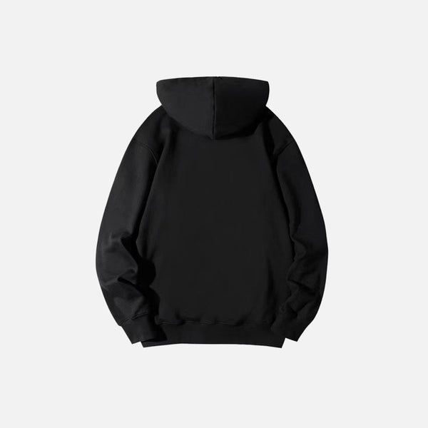 Zip-Up Cardigan Solid Sweatshirt alternatif görünüm