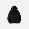 Zip-Up Cardigan Solid Sweatshirt