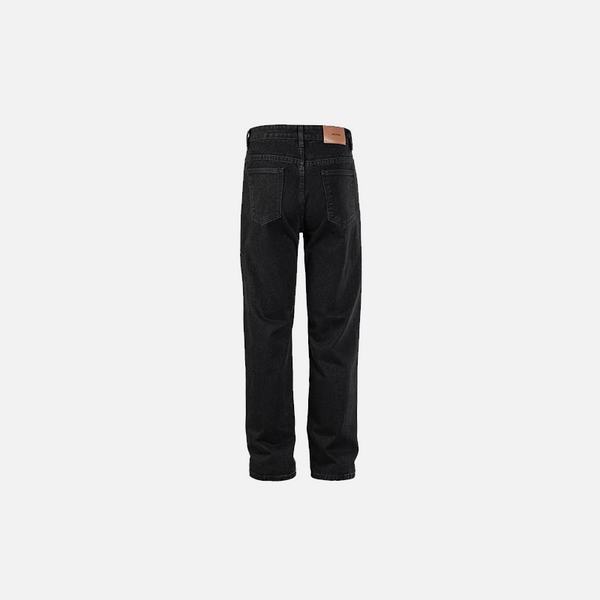 Black Plain Classic Denim alternatif görünüm