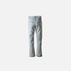 Blue Light-Wash Bell Denim