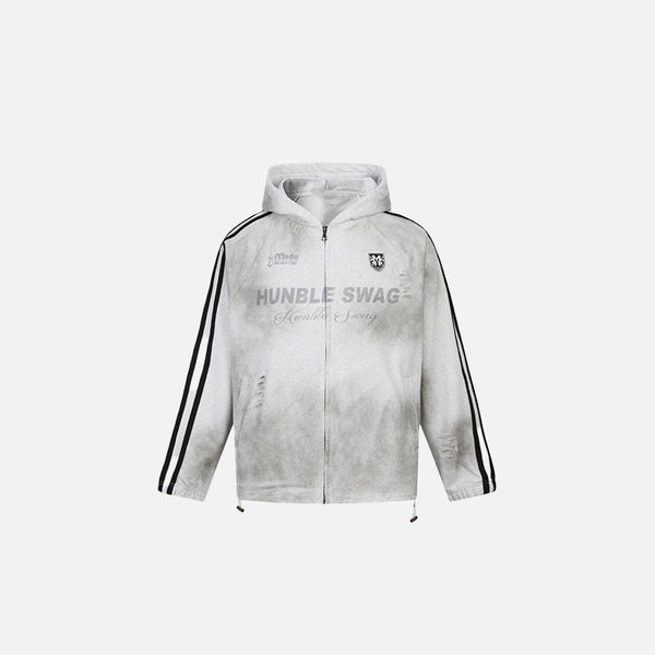Swagger Vibe Zip-Up Sweatshirt alternatif görünüm