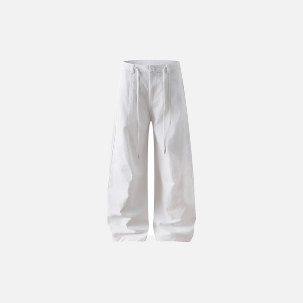 Drawstring Retro Comfort Trousers