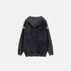 Star Emblem Contrast Sweatshirt