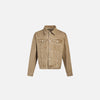 2000s Spliced Denim Western Jacket