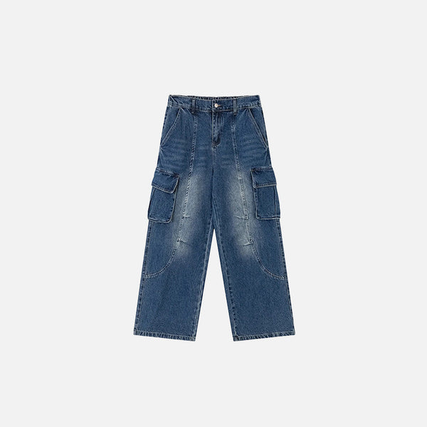Çok Cepli Kargo Pantolon, önden görünüm — Navra Wear