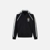 Panel Contrast Fleece V-Neck