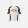 Revival Grit-Style Designed Stamped Fake Two-Piece T-Shirt