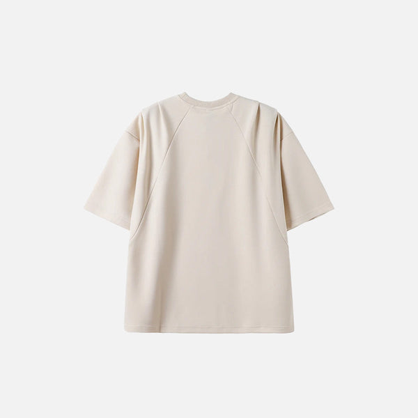 Horizontal-Lines Wide-Body Runway T-Shirt alternatif görünüm