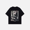 Washed-Out Print Short Sleeve T-Shirt