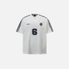 Elevated Turn-Of-Era Patched Pit-Crew Short Sleeve Sport T-Shirt