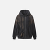 Dark Patch Warm Zip Hood