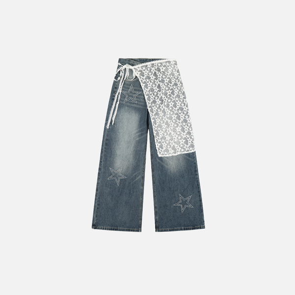 2000s Sleek Chic Denim Classic Leg Denim alternatif görünüm
