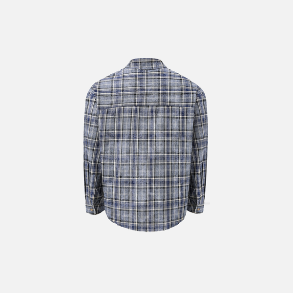 Soft Pile Plaid Comfort Long Sleeve Shirt alternatif görünüm