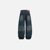 Modern Metro Mosaic Relaxed Bell Leg Denim