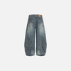 Premium Metro Faded Denim Bell Leg Denim