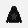 Star Graphic Patch Sweatshirts