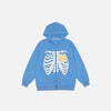 Torso Skeleton Zip-Up Sweatshirt