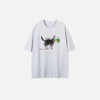 Millennium Vibrant Graffiti Puppy Crew Neck T-Shirt