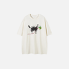 Millennium Vibrant Graffiti Puppy Crew Neck T-Shirt