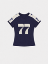 77 Tişört, arka görünüm — Navra Wear