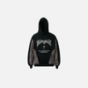 Metro Grunge Mosaic Suede Sweatshirt