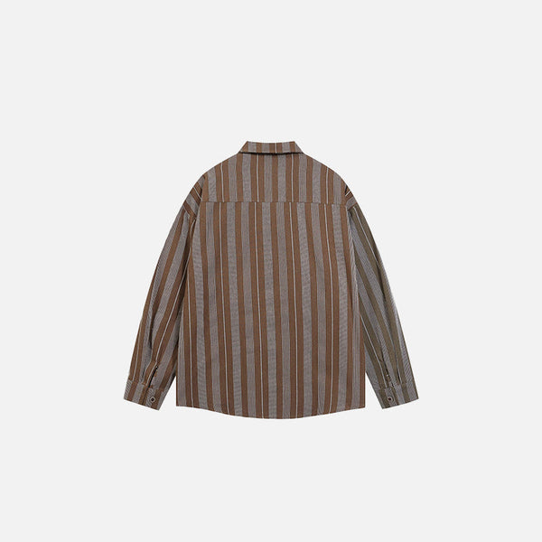 Festive Stripe Playful Woven Top alternatif görünüm