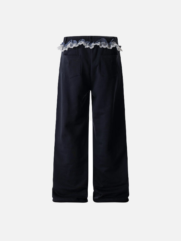 Lace Blend Casual Trousers alternatif görünüm