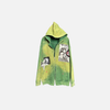 Forest Dye Boxy Zip Sweatshirt