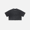 Women's Sun-Bleached Stitching Crop Top