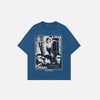 Washed-Out Print Short Sleeve T-Shirt