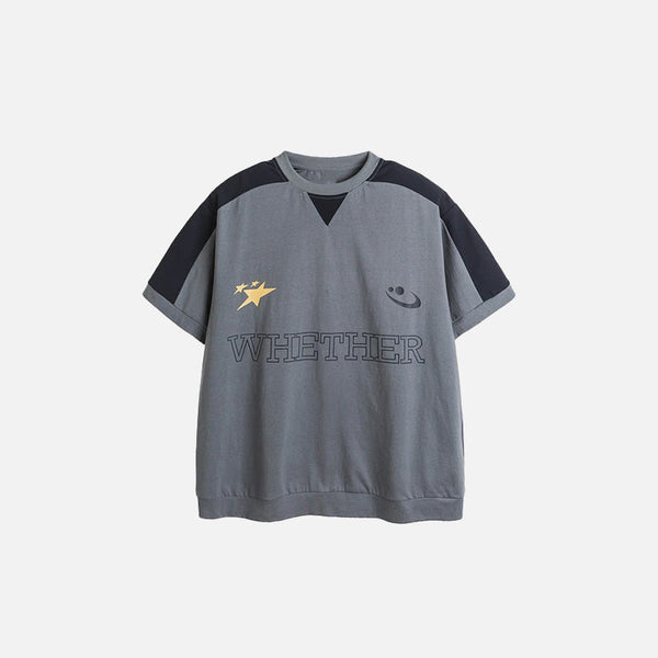 Color Block Performance T-Shirt alternatif görünüm