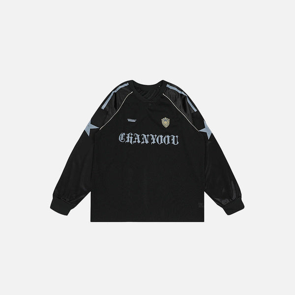 Five-Point Sport Long Sleeve T-Shirt alternatif görünüm