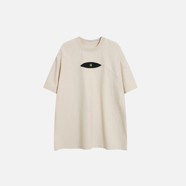 Nine-Lives Eye Unstructured T-Shirt alternatif görünüm