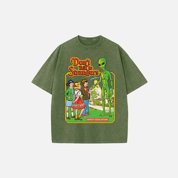 Heritage Cartoon Alien T-Shirt alternatif görünüm
