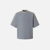 New-Millennium Weekend Relaxed Fit Embroidery Stripe T-Shirt