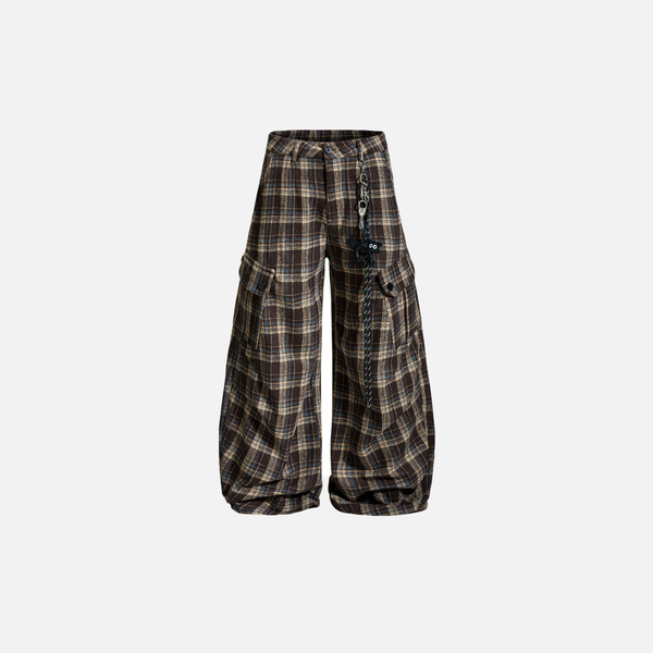 Heritage Plaid Graphic Relaxed Street Pants