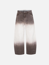 Fashionable Batik Ombre Classic Leg Denim