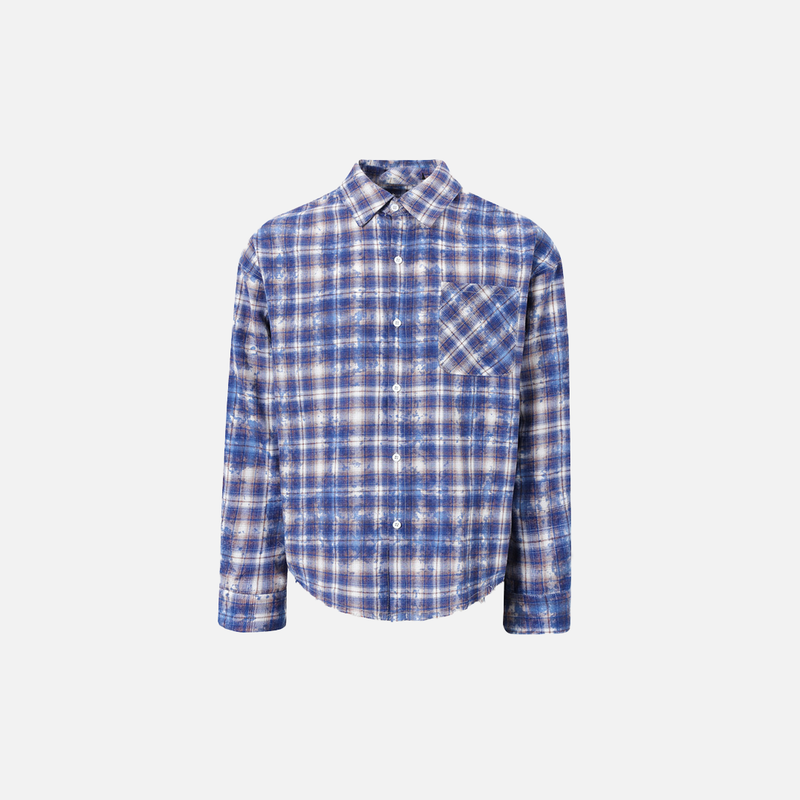 Mens Heritage Plaid Relaxed Casual Shirt