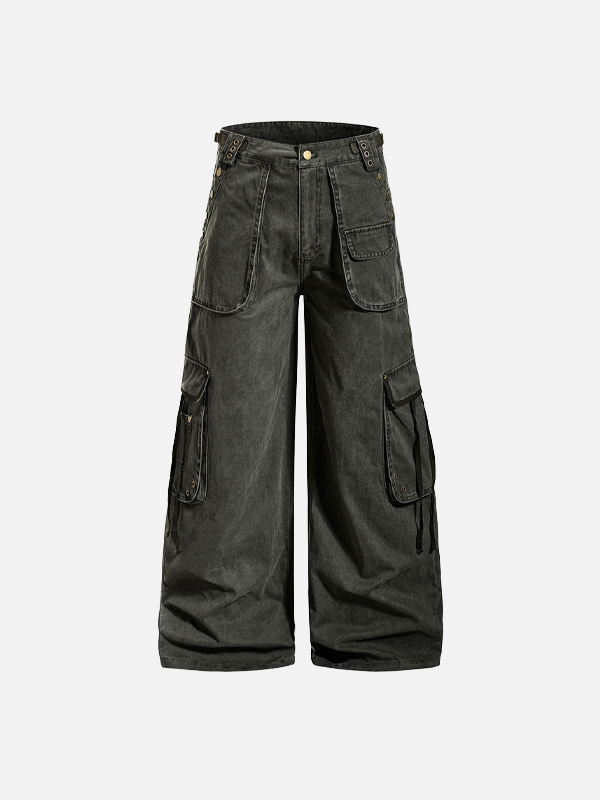 Heritage Stud Decorative Flare Leg Jeans