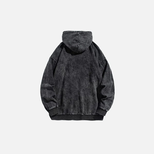 Metro Classic Batik-Washed Sweatshirt alternatif görünüm