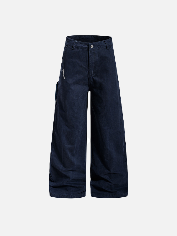 Workshop Embroidered Flare Leg Pants