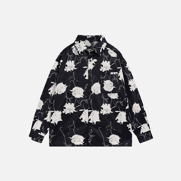 Bloom Graphic Twin-Pocket Shirt alternatif görünüm
