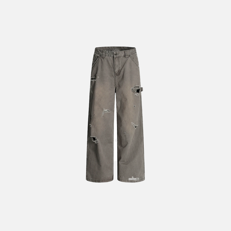 Metro Carpenter Rinse Faded Utility Denim