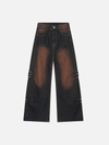 Metro Stud Bell Leg Denim