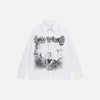 Terrain Clash Trend Print Top