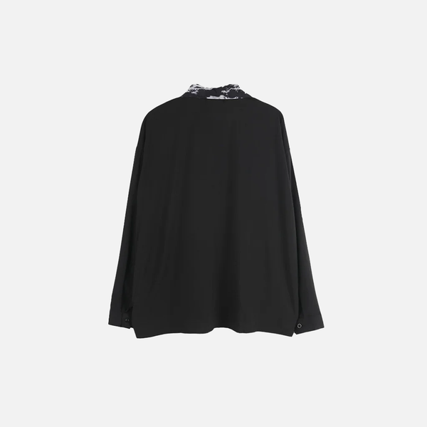 Dark Stitch Punk Panel Long Sleeve Shirt alternatif görünüm