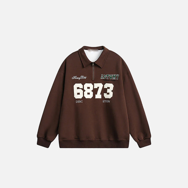 Athletic Drop Y2K Sweatshirt alternatif görünüm