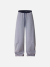 Wide Leg Mozaik Desenli Jogger, önden görünüm — Navra Wear