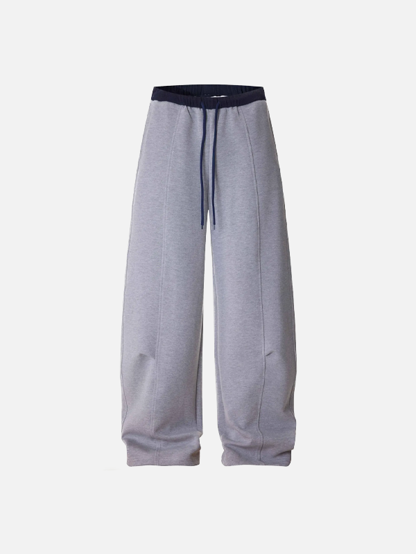 Wide Leg Mozaik Desenli Jogger, önden görünüm — Navra Wear