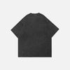 Wide-Body Shadow Designed Cotton T-Shirt